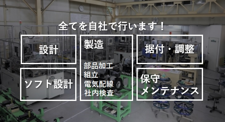 井上機械の生産体制